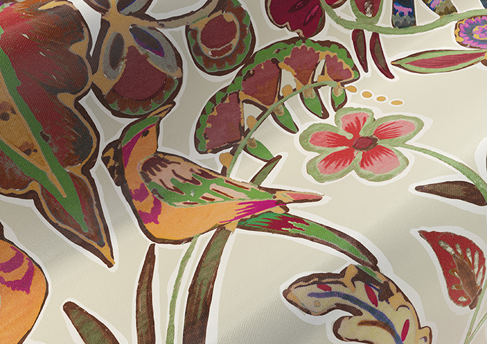 Bangalore Faux Silk, Maroon - Made to Measure Curtain - Image 4